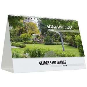 Garden Sanctuaries Desk Calendar - Stationery City Office & School Supplies NZ