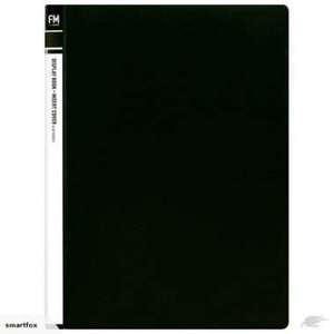 File Master Insert Cover Display Book Black - 10 Pocket - Stationery City Office&hellip;