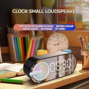 Products: Portable Clock With Wireless Speaker - Stationery City Office & School Supplies NZ