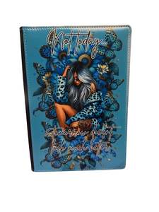 Reusable Notebook Covers: Not Today, Tomorrow - Reusable Notebook, Butterfly, Tattoo