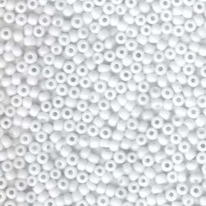 Products: Size 8 Seed Bead, Opaque White (10gms)