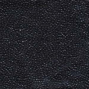 Size 15 Miyuki Seed Beads: Size 15 Seed Bead, Black (10gms)