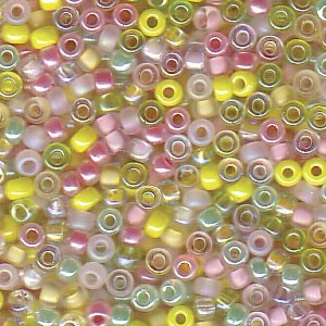 Size 11 Miyuki Seed Beads: Size 11 Seed Bead Mix, Pink (10gm)