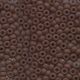 Size 6 Seed Bead, Matte Opaque Chocolate (10gms)