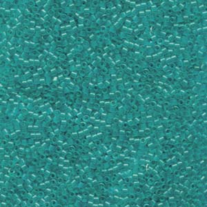 Size 11 Miyuki Delica Beads: Size 11 Delica Bead, Caribbean Teal (5gms) SKU-DB1108