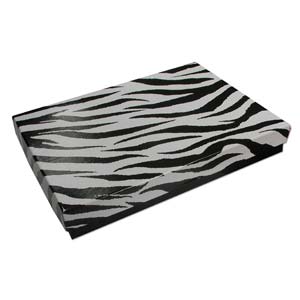 Gift Boxes: Gift Box, Zebra, 180x130x25mm (1pc)
