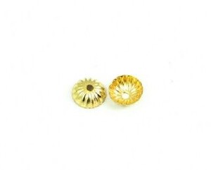 Bead Caps: Bead Cap, Gold, 2x5mm, A (20 pcs)