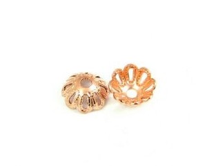 Bead Caps: Bead Cap, Copper, 3x6mm, A (20 pcs)