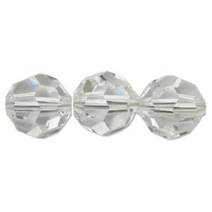 Swarovski Crystal: Swarovski Crystal, Faceted Round, Crystal, 4mm (13pcs - only 1 packet left)