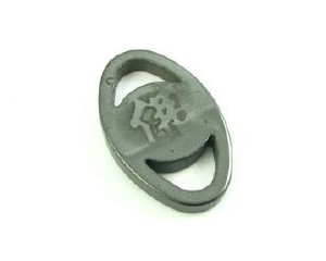 Hematite Stone: Hematite Stone Pendant, Oval, 32x19mm (1pc)