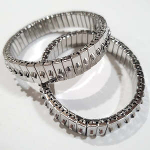 Clearance Stock Updated 27 08 20: 60mm Cha Cha Bracelet Base, Nickel (1 bracelet)