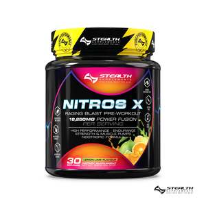Pre Workout Energy: Stealth Nitros X - Intense Pre-Workout & Focus Boost - Stronger Than Ever Before