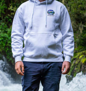 Hoodies 3: White Steezy Kiwi hoodie