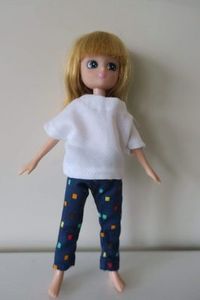 Products: Dress and jacket set, fits 18cm Lottie Doll