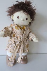 Products: Dressing gown, animal print, fits Dinkum Dolls - 35cm