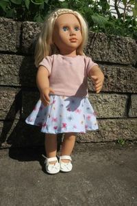 Butterfly skirt and Jacket, 46cm doll