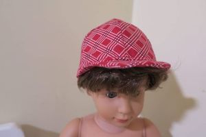 Products: Doll cap, red