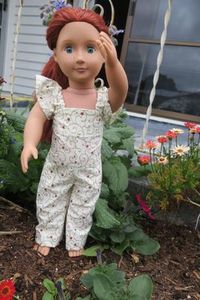 Products: Doll overalls, Christmas spirals 46cm doll
