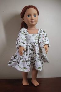 Products: Doll tier dress, Christmas, 46cm doll