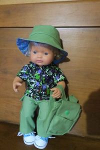 Doll summer wardrobe, set 2. 38cm doll