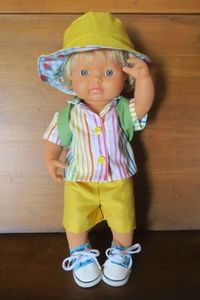 Products: Doll summer wardrobe, set 4. 38cm doll