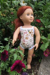 Products: Doll swim set, butterflies, 46cm doll