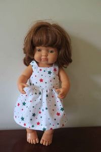 Products: Doll dress, stars, 38cm doll