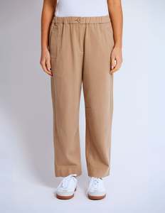 Pants: Jamie Barrel Pant - Biscotti