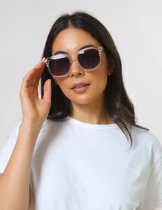 Eyewear: Judy Sunglasses - Clear