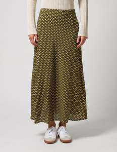 Callista Skirt - Olive Mosaic