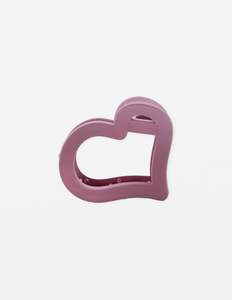 Hair: Hair Claw - Lilac Heart