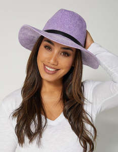 Chenille Hat - Lilac