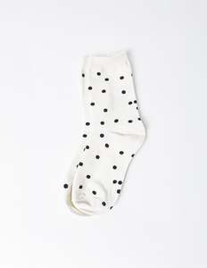 Sock Dots - White