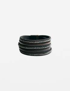 Bracelets: Bracelet Crystals - Matt Black