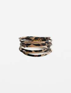 Bracelets: Bracelet Leopard - Brown