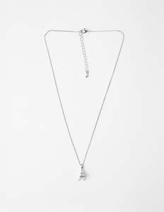 Necklaces: Necklace Eiffel Tower - Silver
