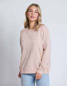 Classic Sweater - Antique Rose Round Logo