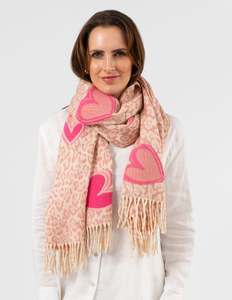 Scarves 1: Scarf Hearts - Pink