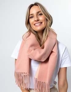 Scarves 1: Two Tone Scarf - Pink