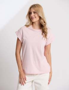 Cuff Tee - Pink Tulle