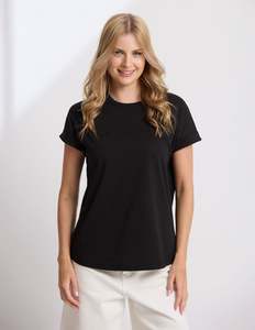 Stella Essentials: Soho Cuff Crew - Black