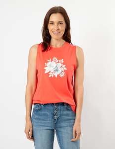 Last Chance Sale: Tank - Coral Paper Flowers Boutique