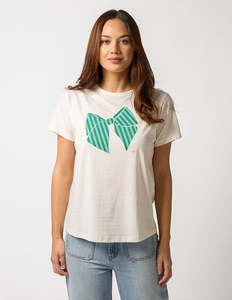Ace Tee - Off White Riveria Bow