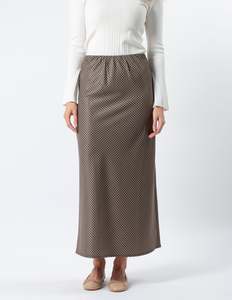Susanna Skirt - Safari Houndstooth