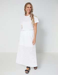 Bec Skirt - White