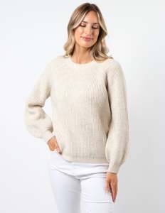 Sale Knitwear: Bobby Jumper - Oatmilk