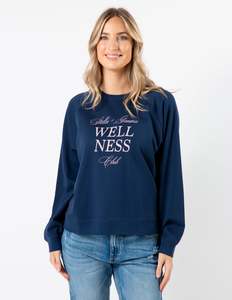 Everyday Sweater - Navy S+G Wellness Club