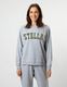 STELLA ESSENTIALS Everyday Sweater - Grey With Khaki Logo