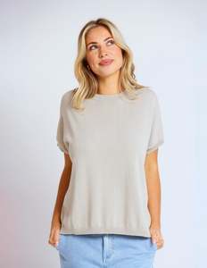 Tops: Gwen Tee - Cement