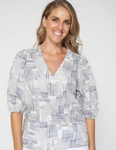 Clover Top - Summer Stripes